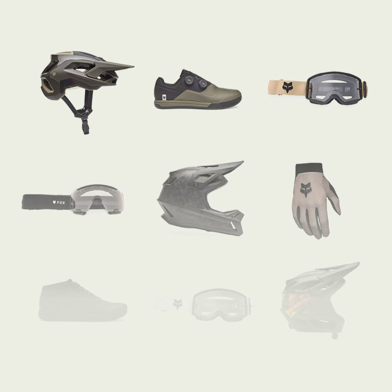 A grid of products