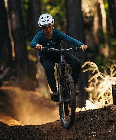 MTB rider in the air