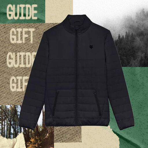 Motocross rider with stylized text calling out motocross gift guide