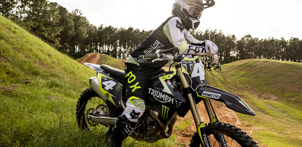 Motocross rider wearing Flexair two